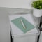 Martha Stewart Brody Acrylic Letter Tray Office Desktop Organizer with Handles, 12.75 x 8.75 GS-TS004-CLR-MS - alternate 4
